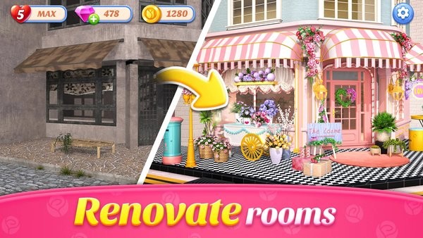 花店改头换面消消乐(Flower Shop Makeover)0