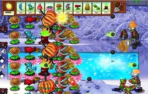 植物大战僵尸冰雪版游戏0