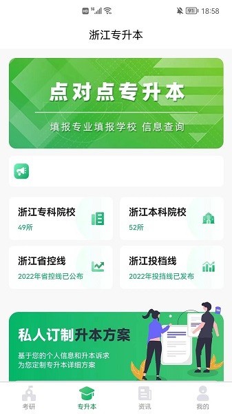 点对点择校专升本0