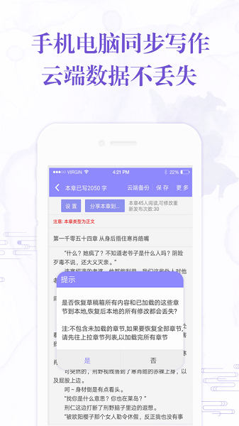 手机写小说app0